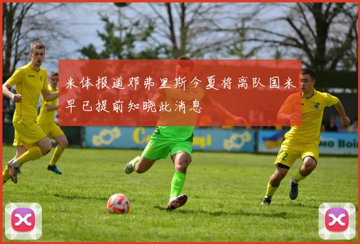 米体报道邓弗里斯今夏将离队国米早已提前知晓此消息